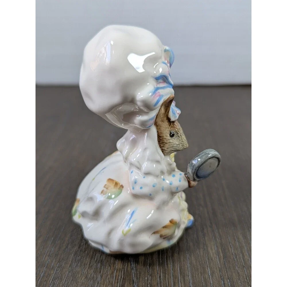 VTG ROYAL ALBERT Beatrix Potter Lady Mouse & Appley Dapply Porcelain Figurines